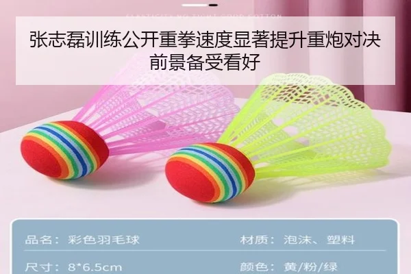 张志磊训练公开重拳速度显著提升重炮对决前景备受看好